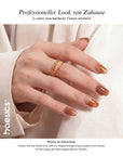 Baesics UV Gelstrips Aura Collection – getragener Look an der Hand