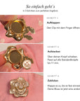 Baesics Button Covers Sunburst – nickelfreie Knopfüberzüge, Bild 4