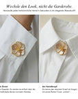 Baesics Button Covers Goldmohn – nickelfreie Knopfüberzüge, Bild 6