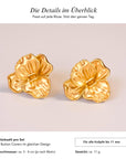 Baesics Button Covers Goldblüte Struktur – nickelfreie Knopfüberzüge, Bild 7