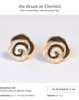 Baesics Button Covers Spiralrose – nickelfreie Knopfüberzüge, Bild 7
