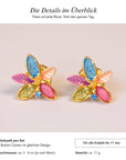 Baesics Button Covers Floral Bunt – nickelfreie Knopfüberzüge, Bild 7