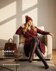 Baesics Bombelmütze – Strickmütze mit Kunstfell-Bommel & Fleecefutter, Bild 9