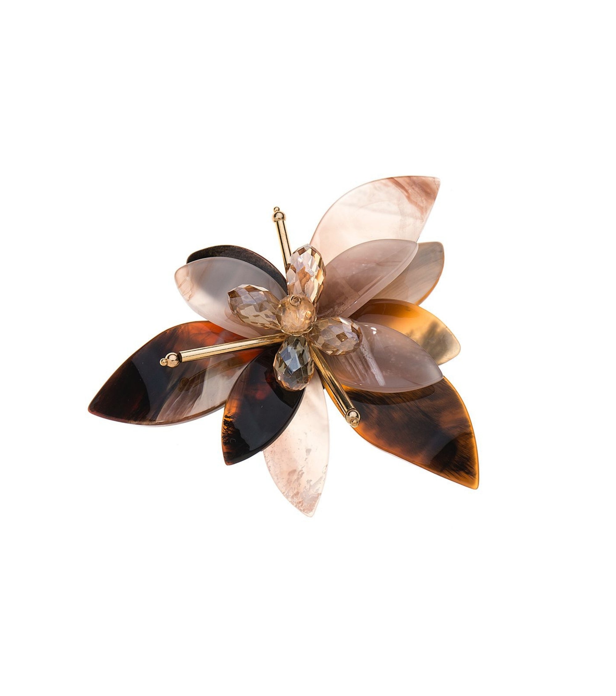 Blumenbrosche Lilie