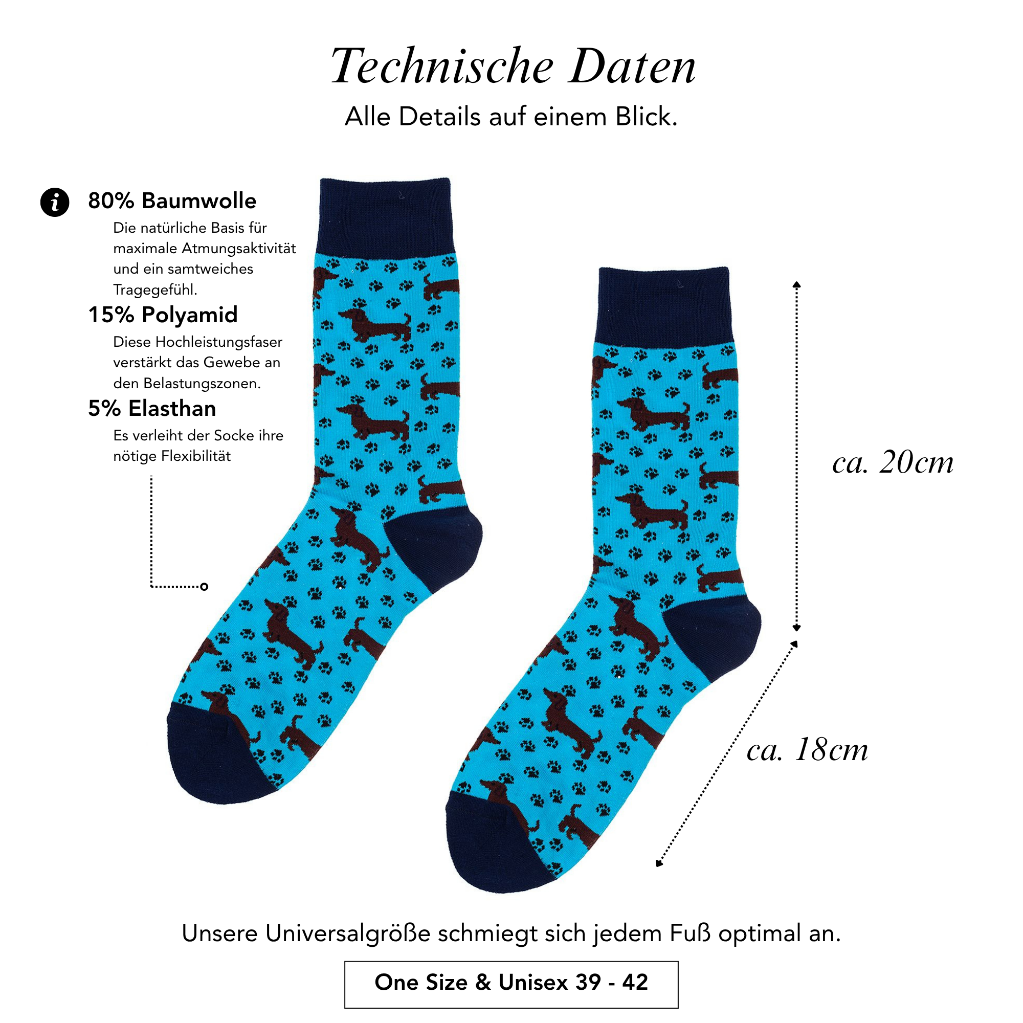 Fancy Socken Dackel Club