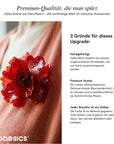 Blumenbrosche Pfingstrose