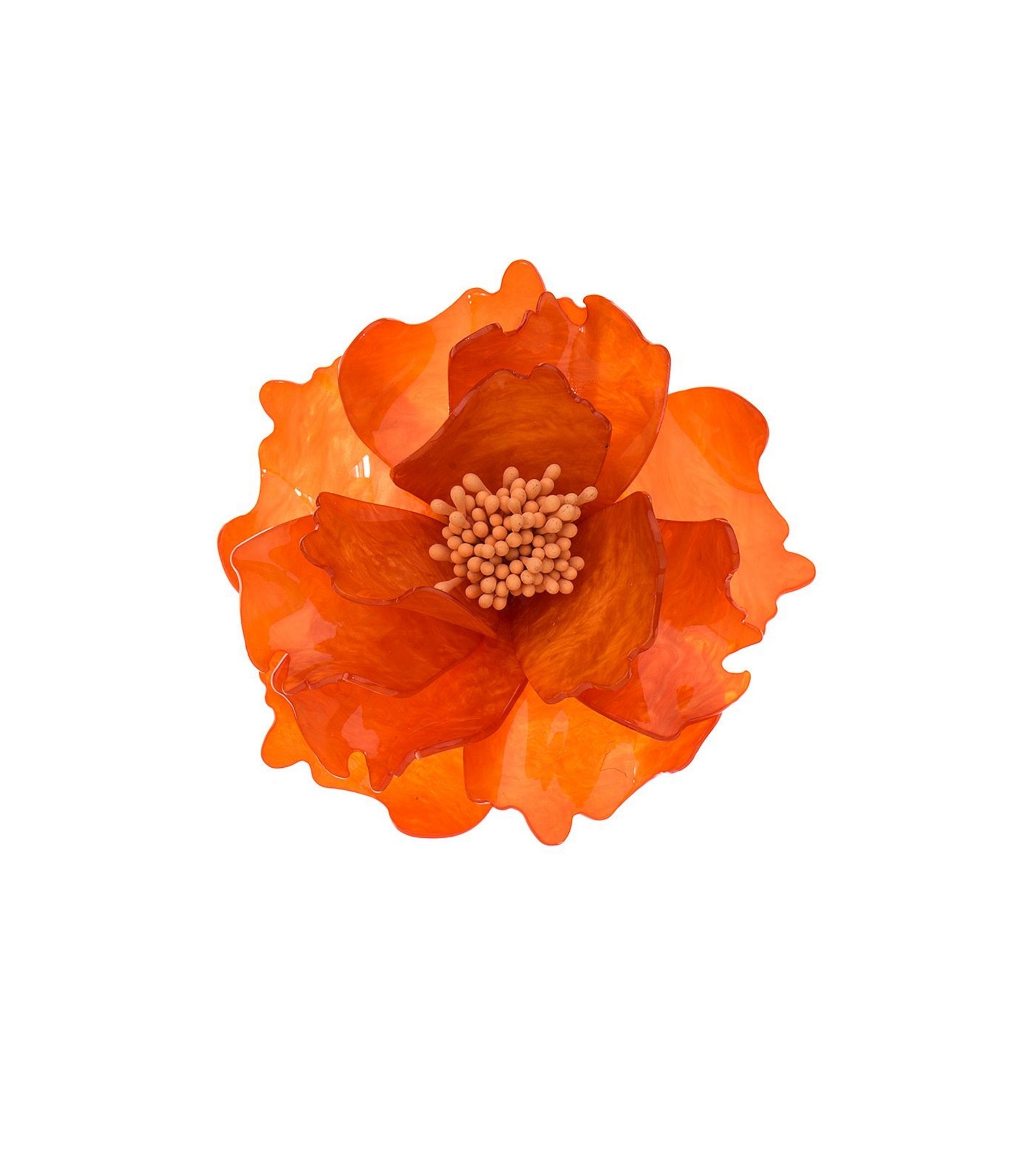 Blumenbrosche Pfingstrose