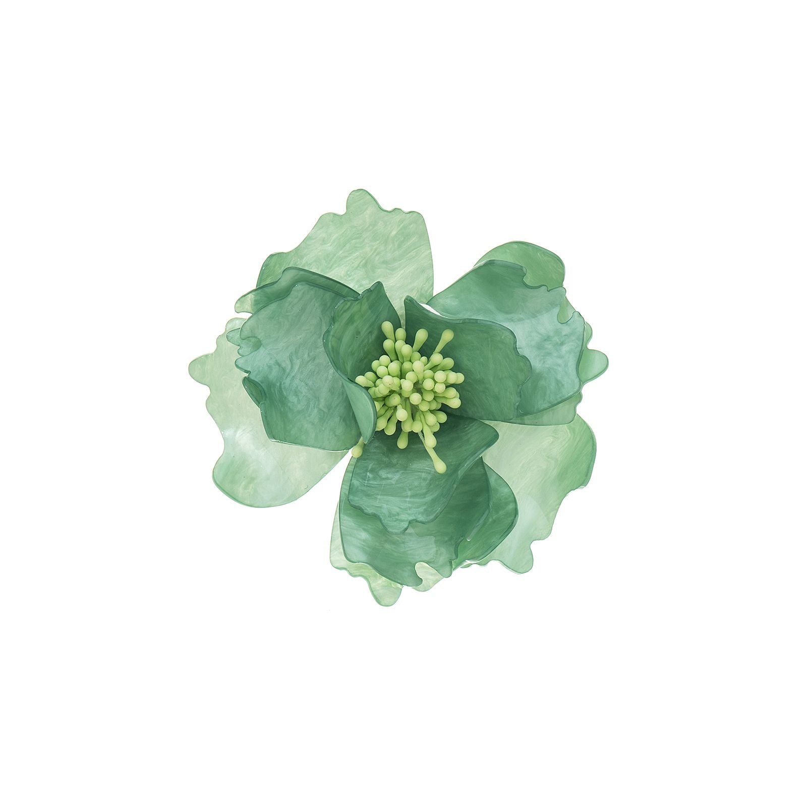Blumenbrosche Pfingstrose