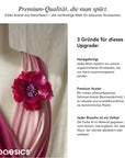 Blumenbrosche Pfingstrose