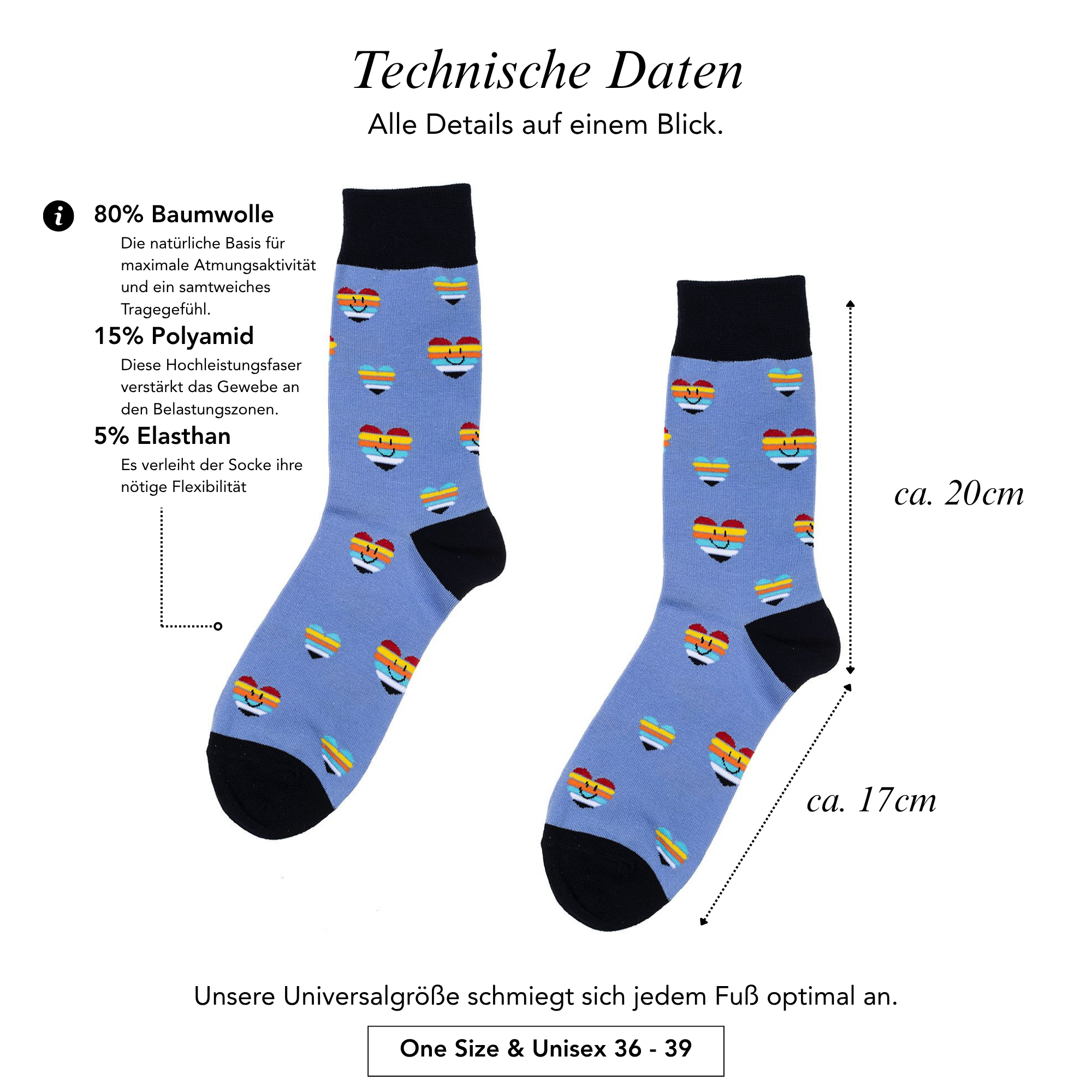 Fancy Socken Retro Love Beats