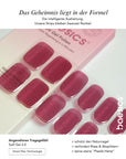 Baesics UV Gelstrips Berry Gloss – Nagelfolie im Set