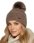 Strickmütze Classic Taupe