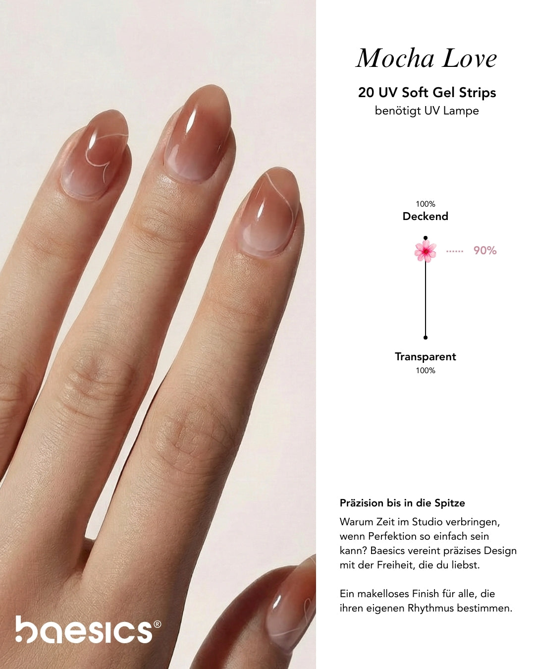 Baesics UV Gelstrips Mocha Love