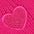 Farbpunkt Pink mit Herz