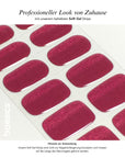 Baesics UV Gelstrips Berry Gloss – hohe Deckkraft