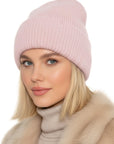 Beanie Angorra Rosa