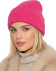 Beanie Angorra Hellpink