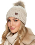 Wintermütze Beanie Creme
