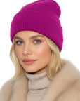 Beanie Angorra Pink