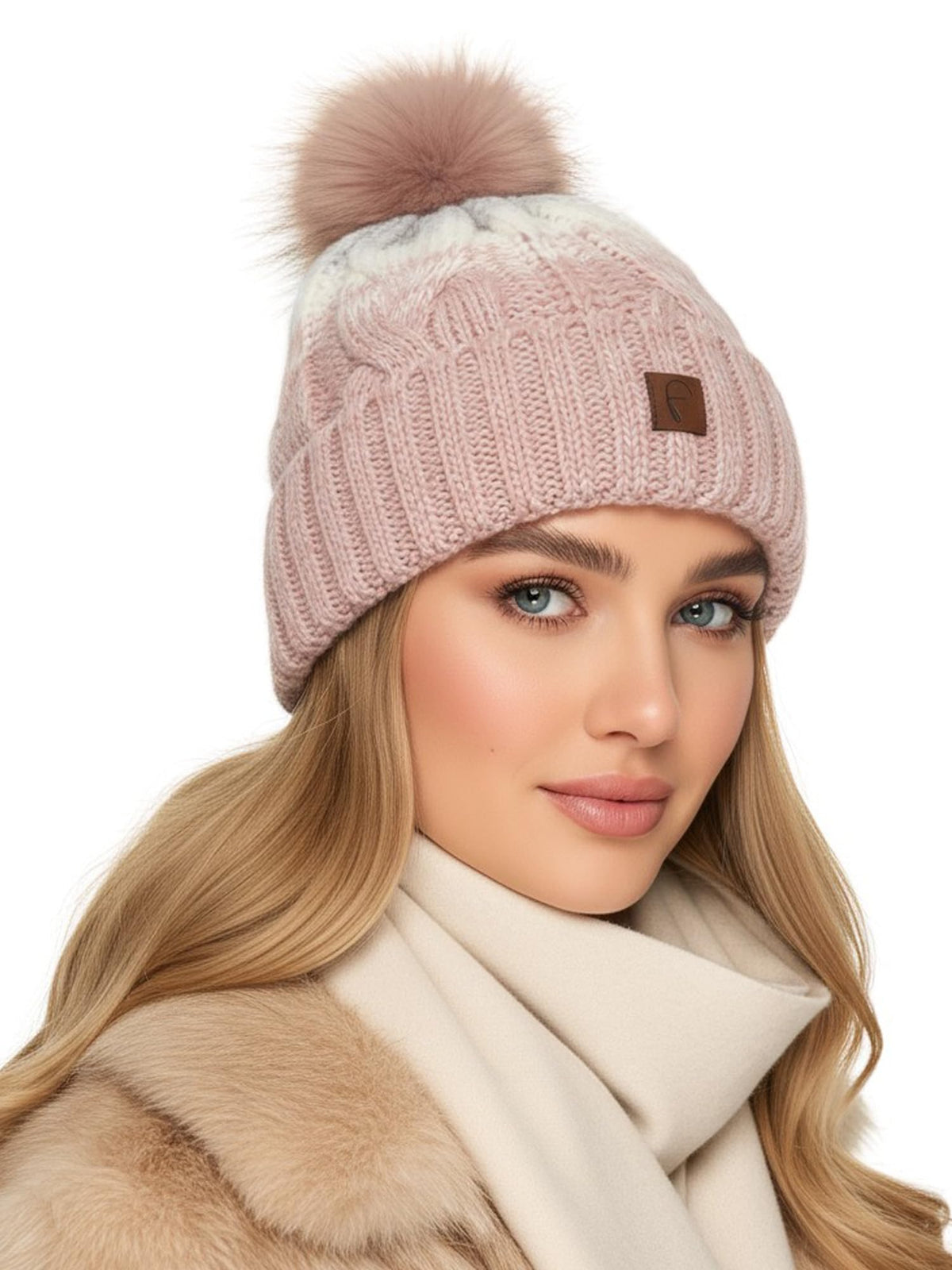Wintermütze Beanie Rosa