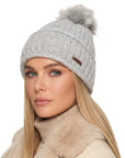 Strickmütze Classic Grau