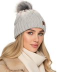 Wintermütze Beanie Hellgrau