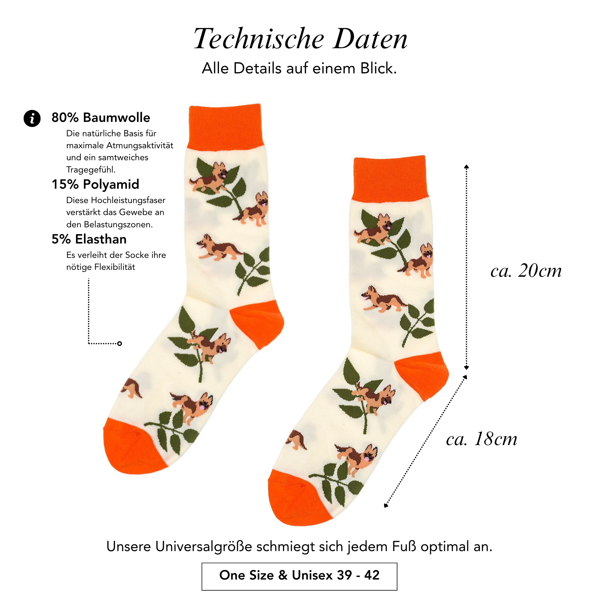 Fancy Socken Puppy Love