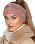 Stirnband Farbverlauf Pink Bunt