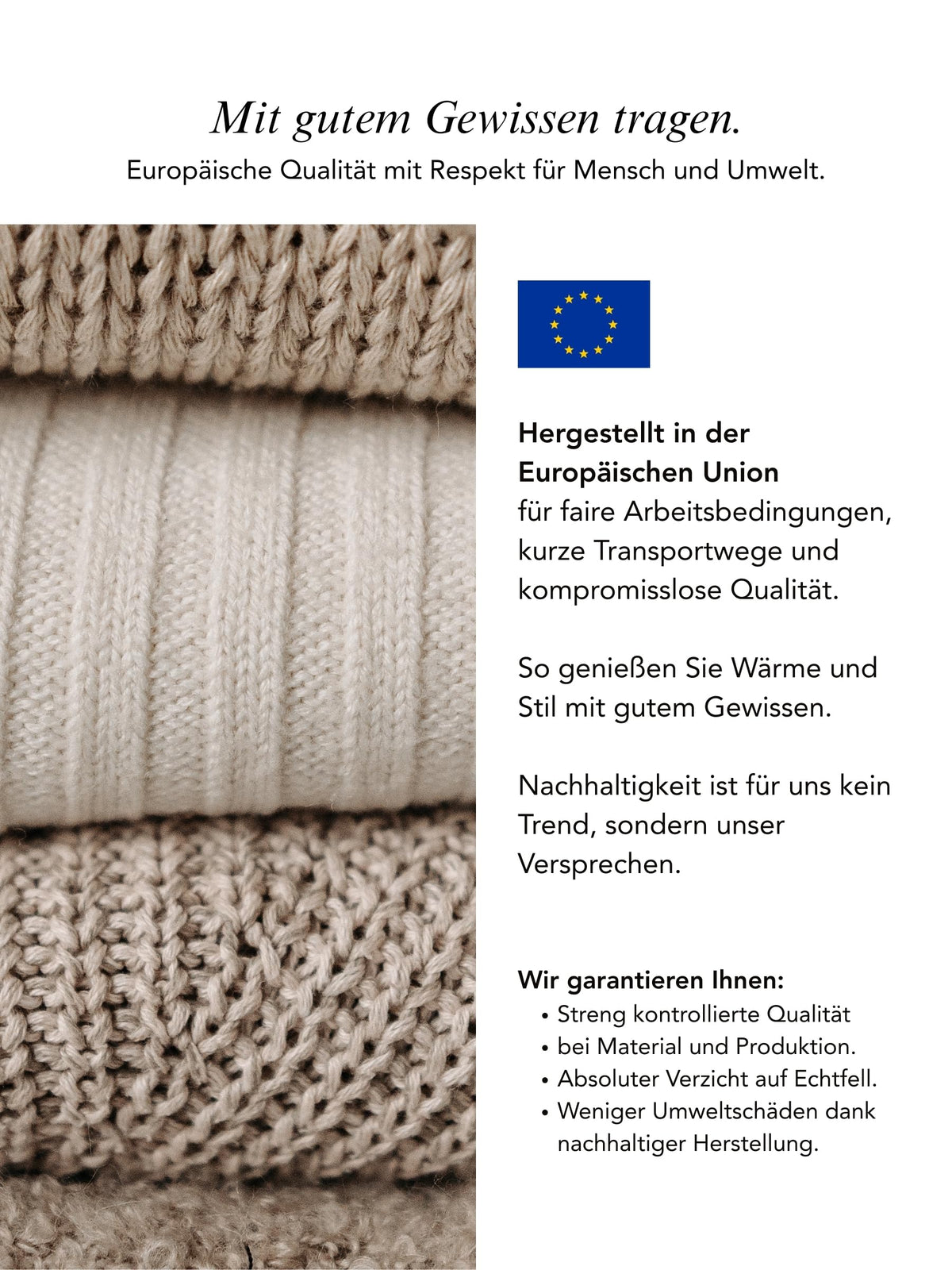 Strickmütze Zopfmuster Detail 6