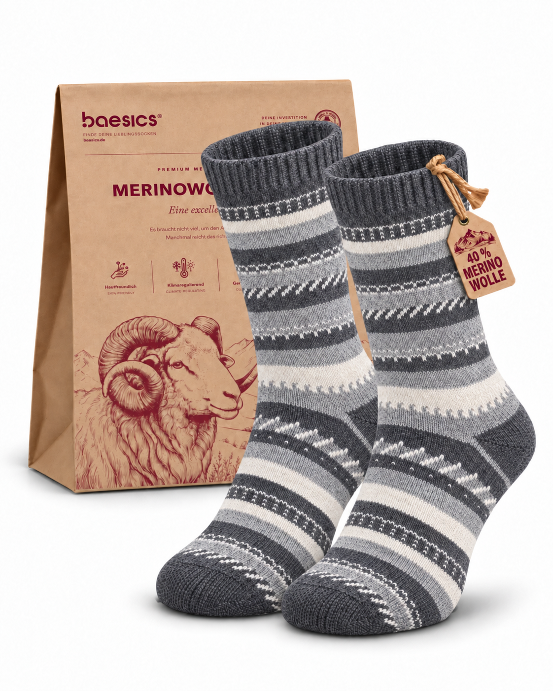 Merino Socken Orbit Melange