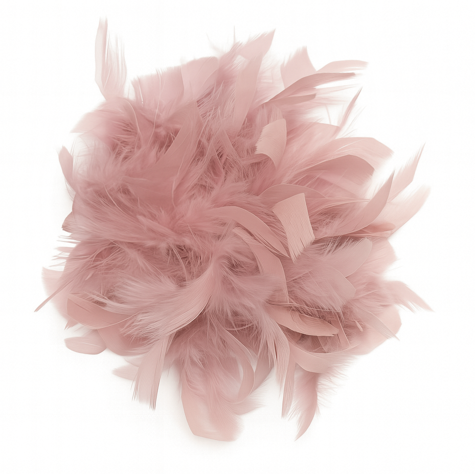 Elegante Truthahnfeder-Brosche &amp; Haarclip – Vielseitiges Boho-Accessoire für Kleidung, Frisuren &amp; Tanzauftritte