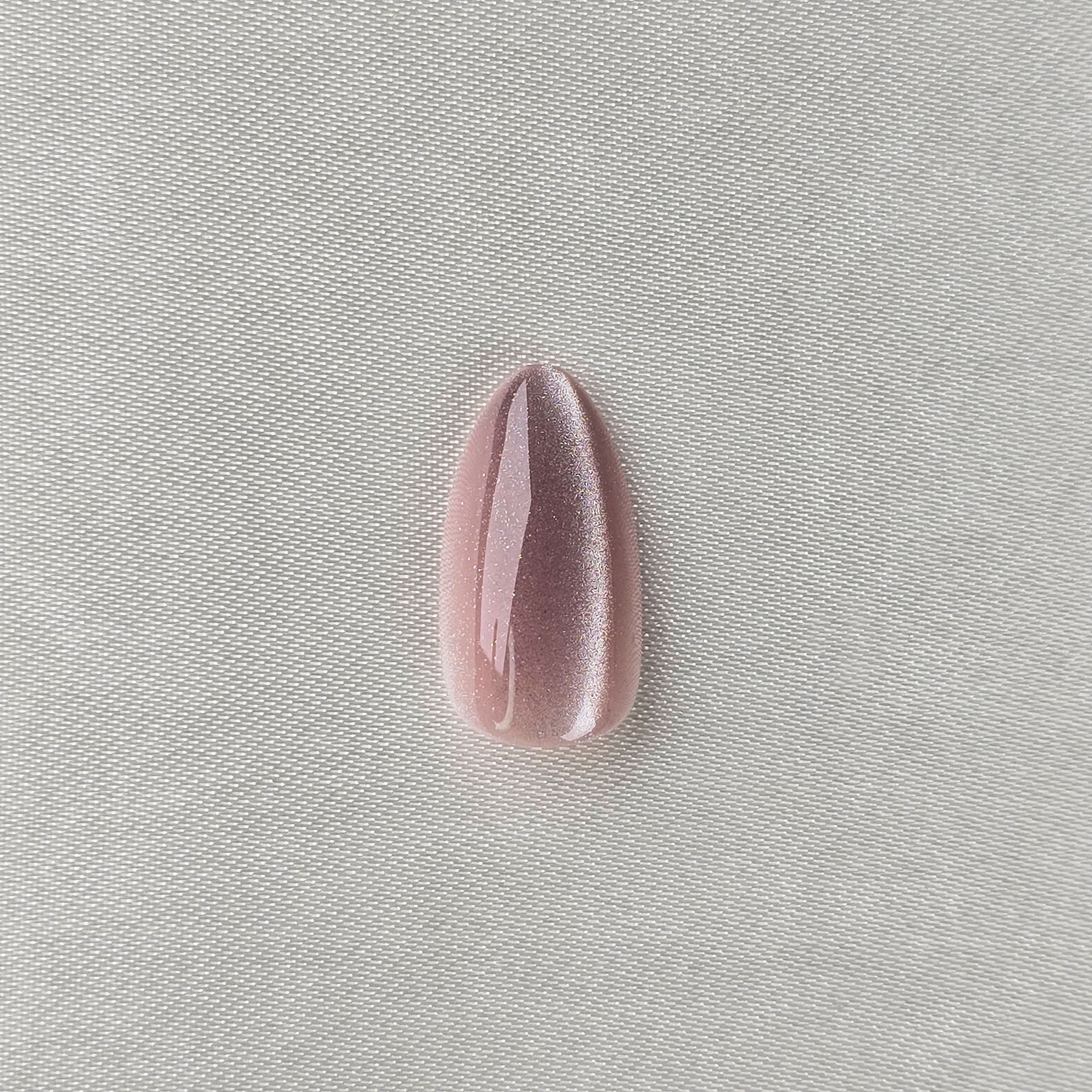 Viola Cat Eye Almond Softgel Press-On Nails