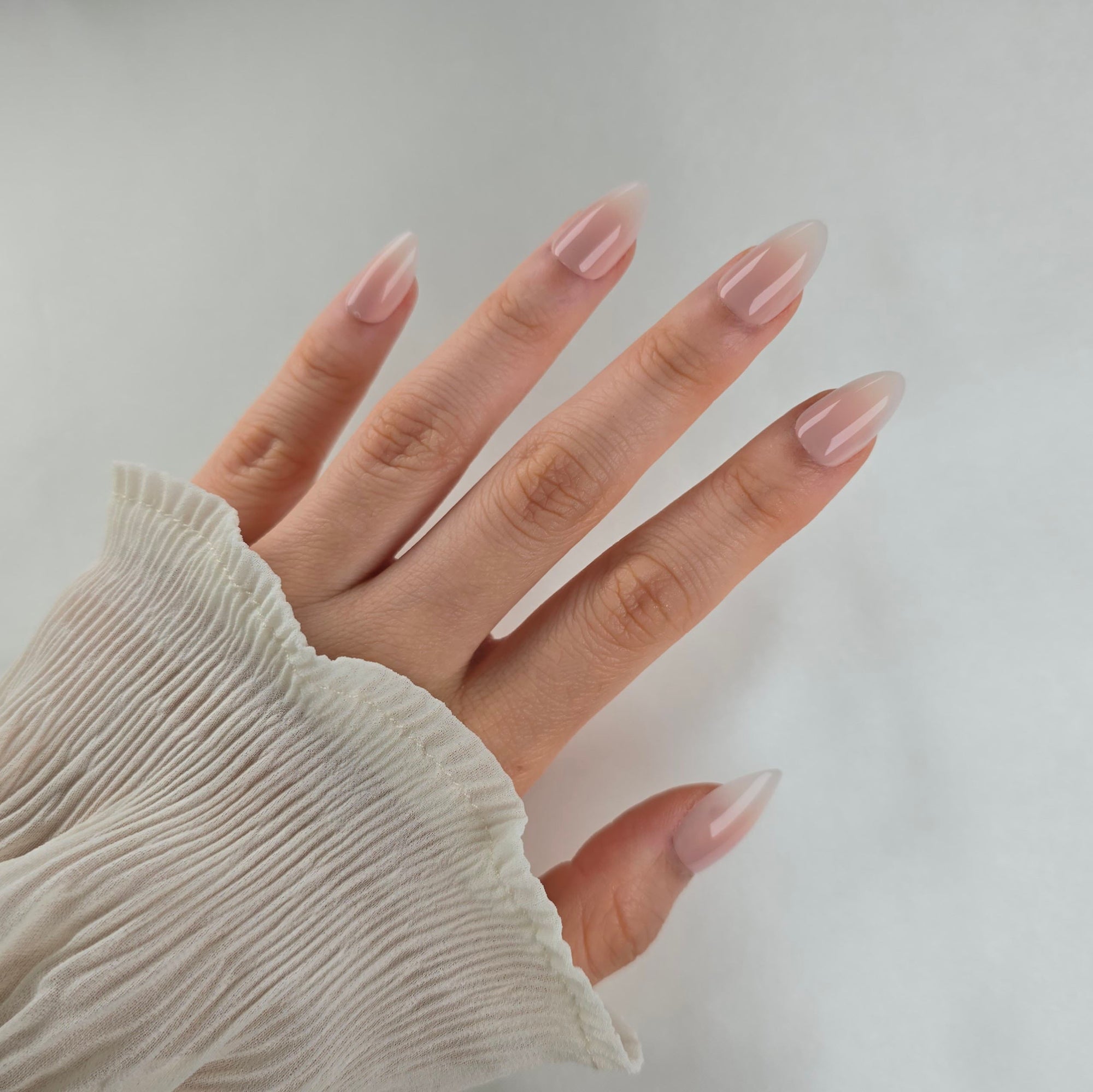 Babyboomer Almond Softgel Press-On Nails