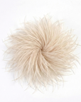 Baesics® Straußenfeder-Brosche & Haarclip in Beige