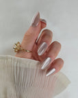 Rosa Cat Eye Almond Softgel Press-On Nails