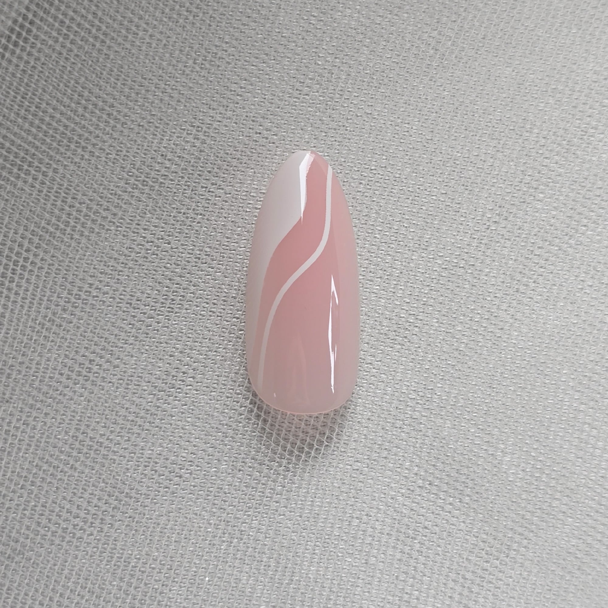 Waves Almond Softgel Press-On Nails
