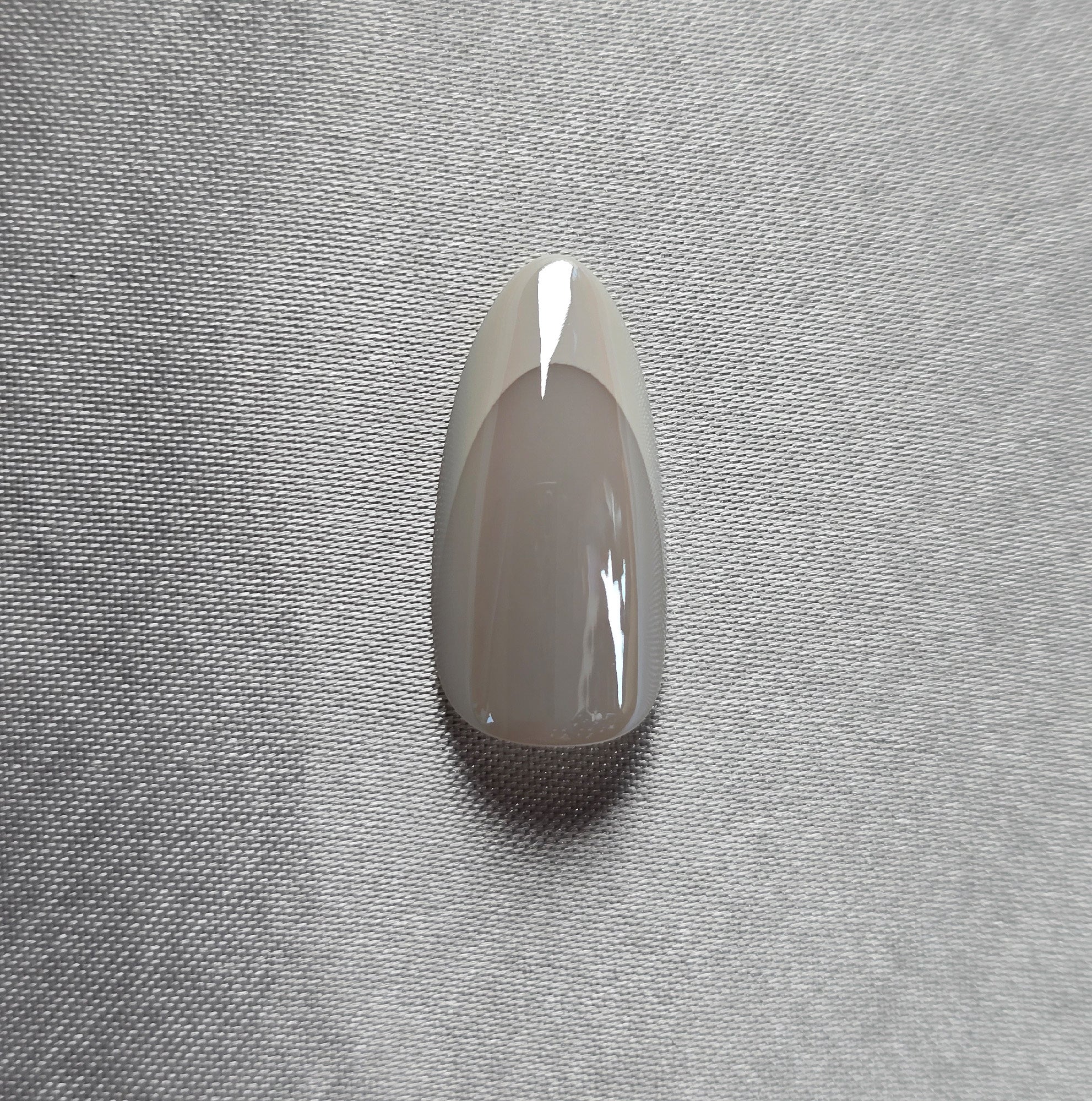 French Glazed Almond Softgel Press-On Nails