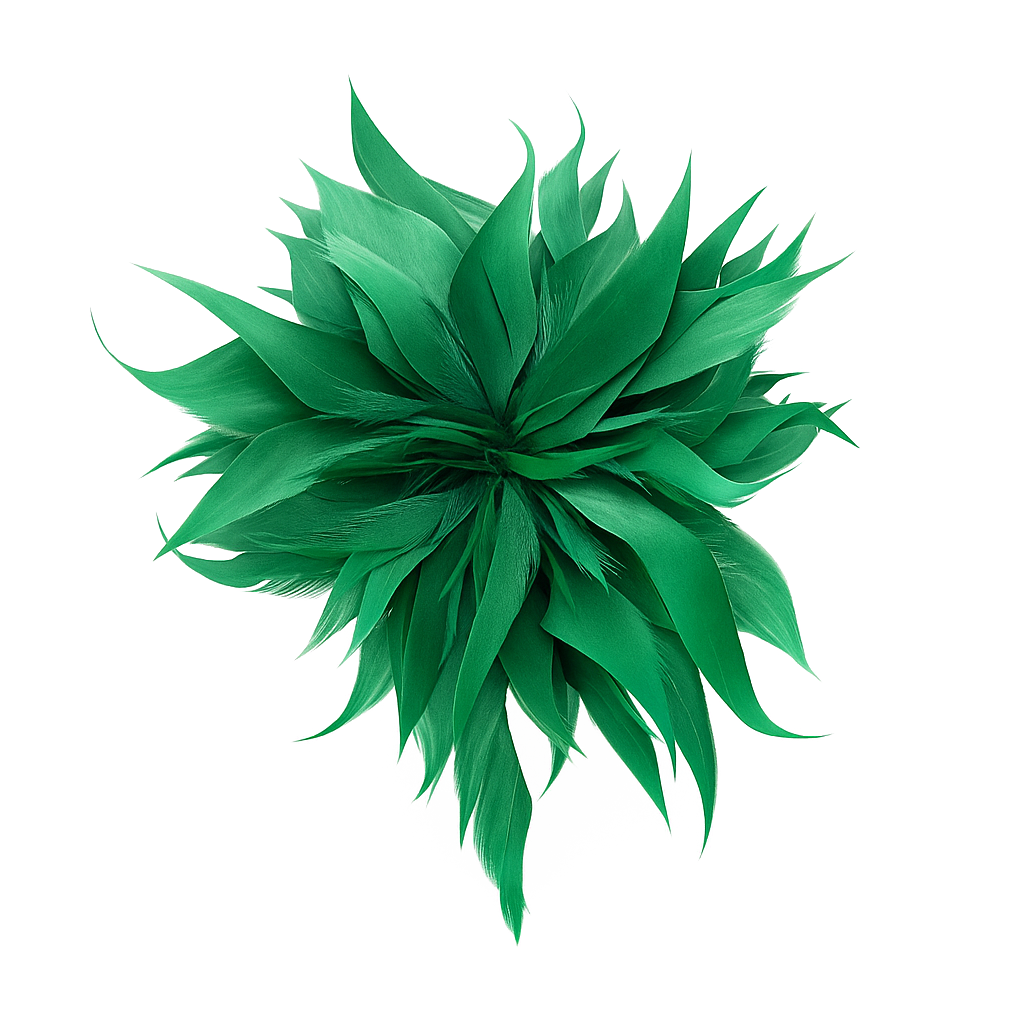 Elegante Hahnenfeder-Brosche &amp; Haarclip – Vielseitiges Boho-Accessoire für Kleidung, Frisuren &amp; Tanzauftritte