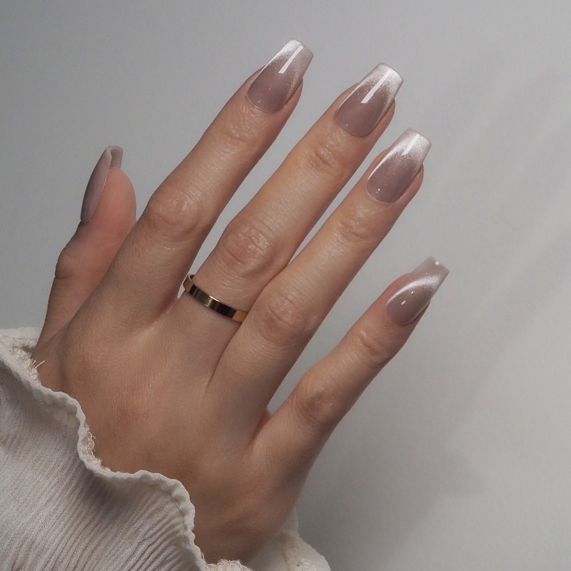 Ballerina Cat Eye Softgel Press-On Nails