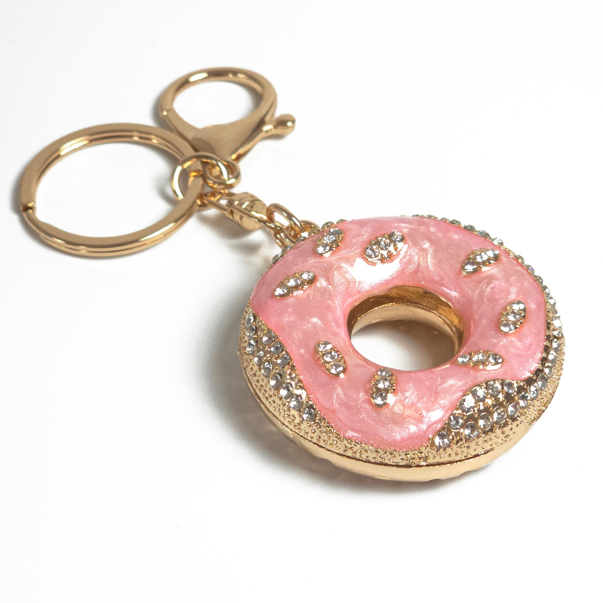 Donut Anhänger "Sweet Sprinkles" | Eleganter Schlüssel- &amp; Taschenanhänger