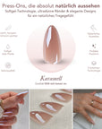 Karamell Glazed Almond Softgel Press-On Nails