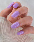 Lavendel Oval Softgel Press-On Nails