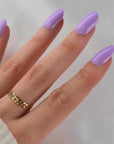 Lavendel Oval Softgel Press-On Nails