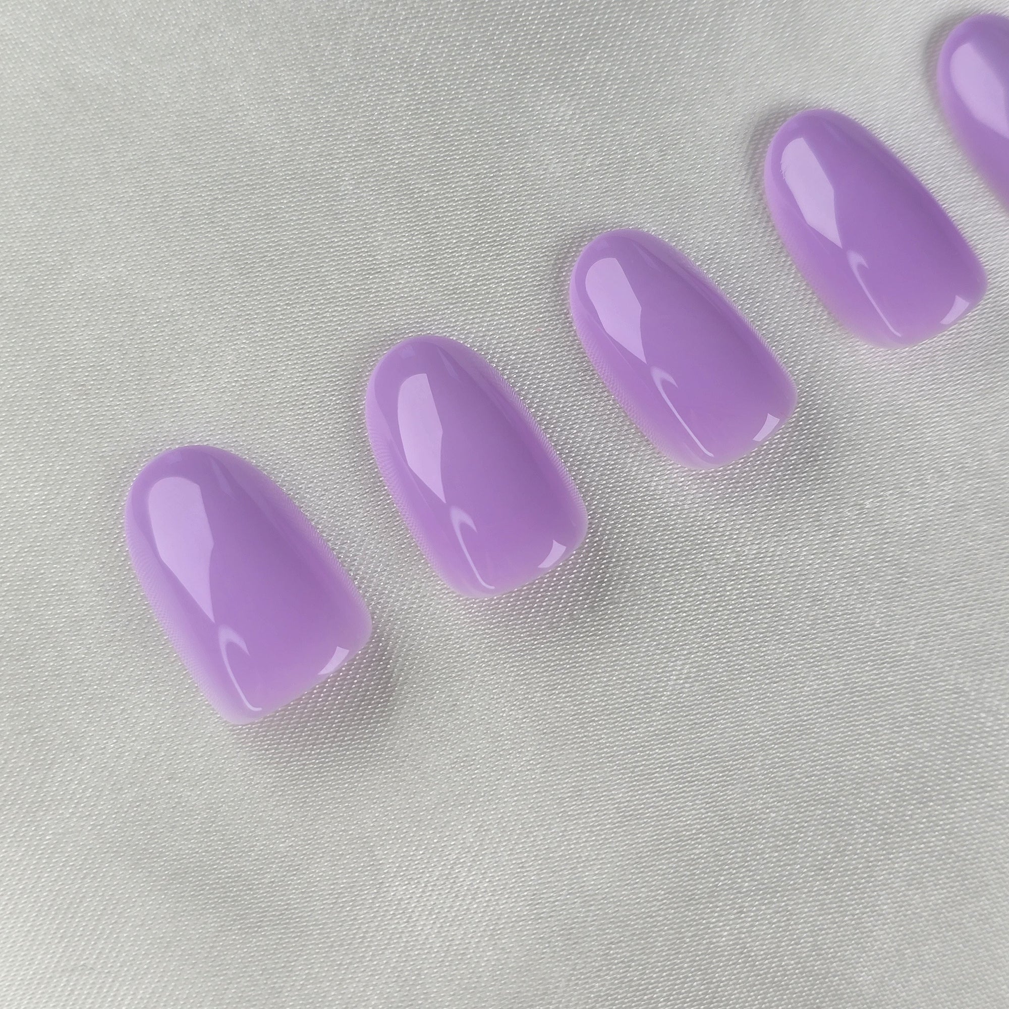 Lavendel Oval Softgel Press-On Nails
