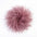 Baesics® Straußenfeder-Brosche & Haarclip in Mauve