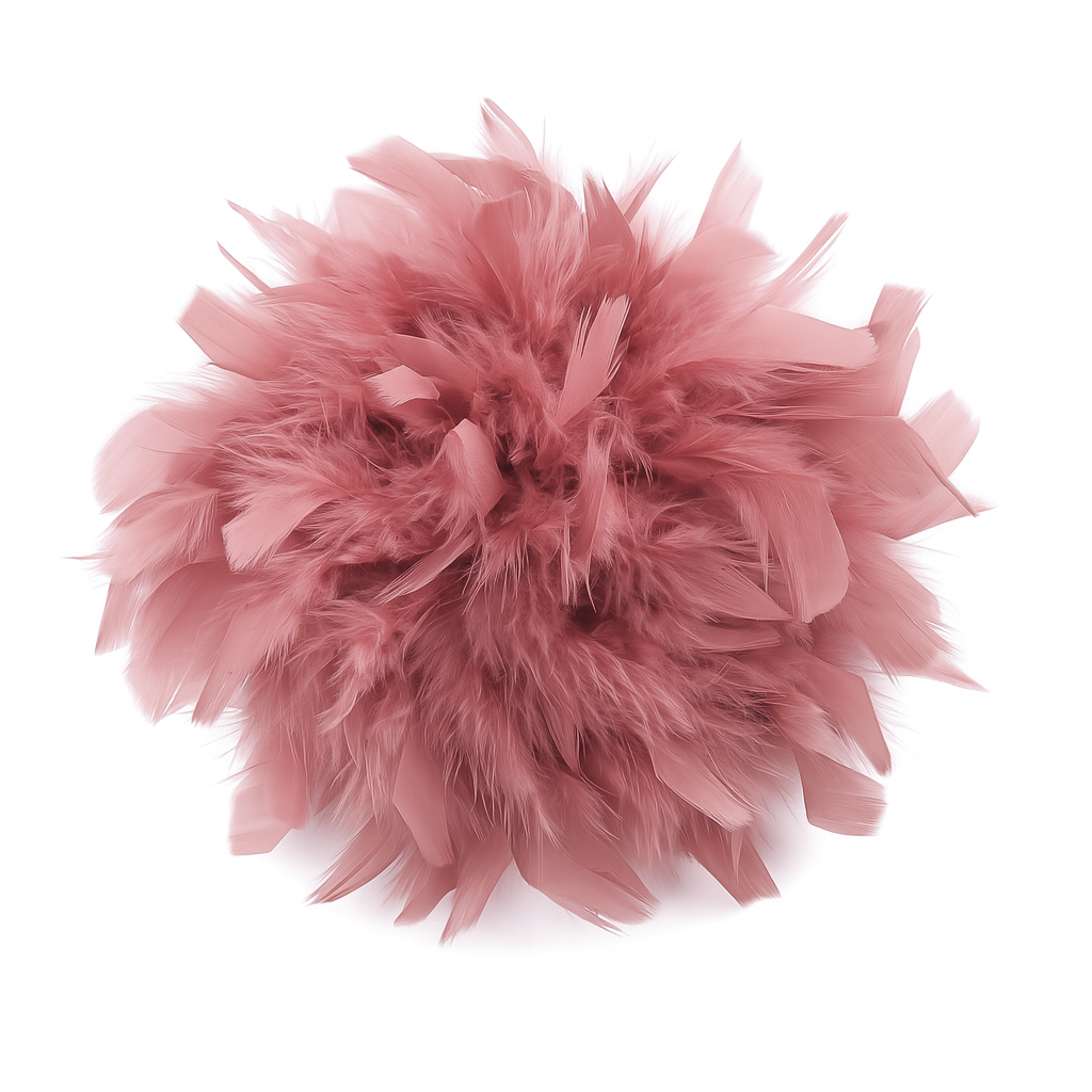 Elegante Truthahnfeder-Brosche &amp; Haarclip – Vielseitiges Boho-Accessoire für Kleidung, Frisuren &amp; Tanzauftritte