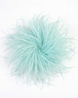 Baesics® Straußenfeder-Brosche & Haarclip in Mint