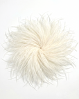 Baesics® Straußenfeder-Brosche & Haarclip in Off White