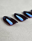 Onyx Glazed Oval Softgel Press-On Nails
