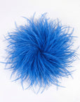 Baesics® Straußenfeder-Brosche & Haarclip in Palace Blue